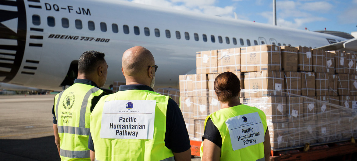 New humanitarian air service boosts COVID-19 response in the Pacific