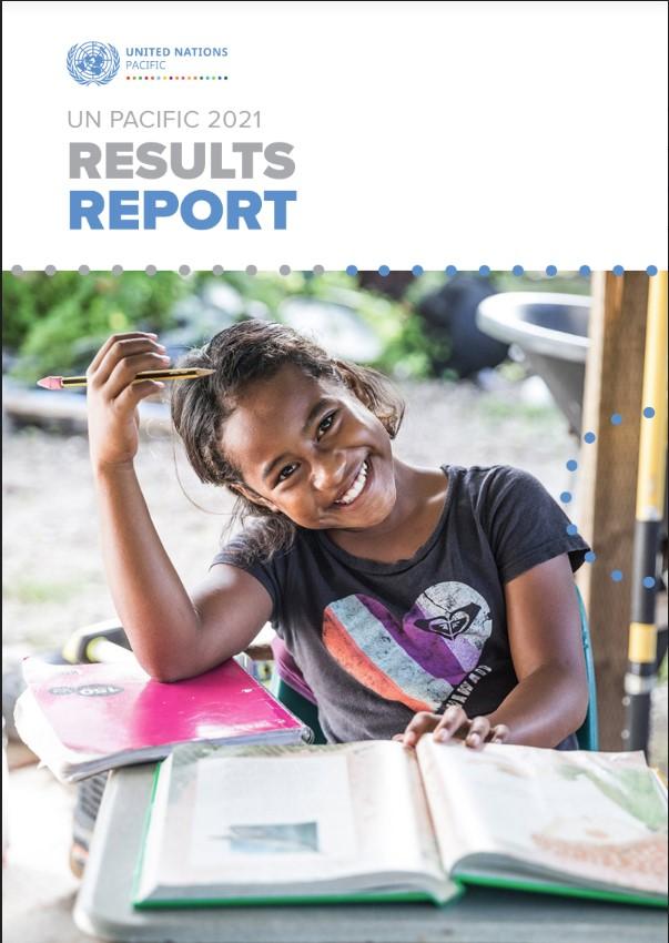 A Kiribati girl smiles at the camera
