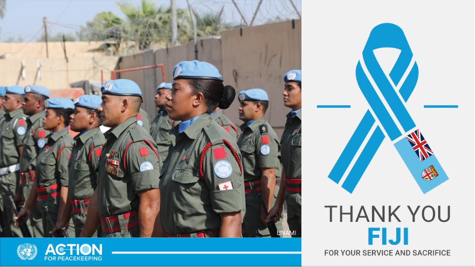 Fijian peacekeepers serving in missions in South Sudan.