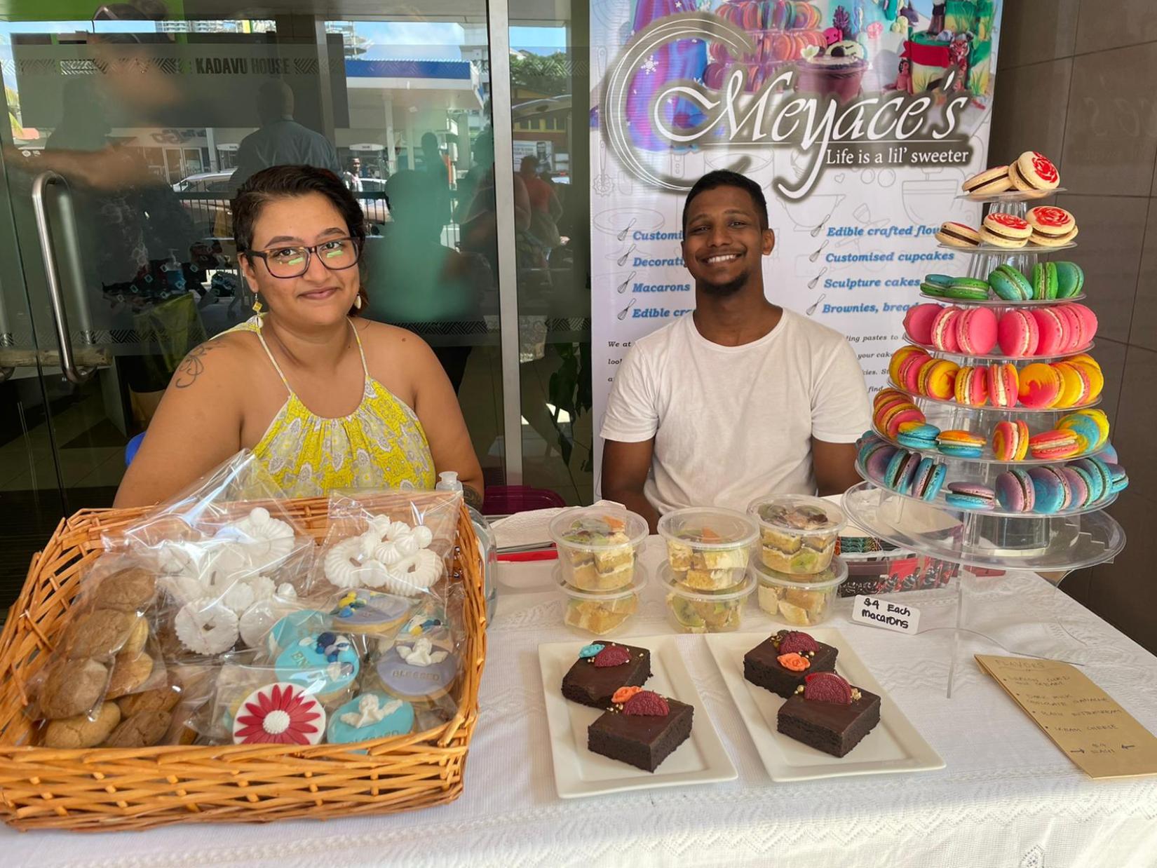 Sweets on offer at the event.