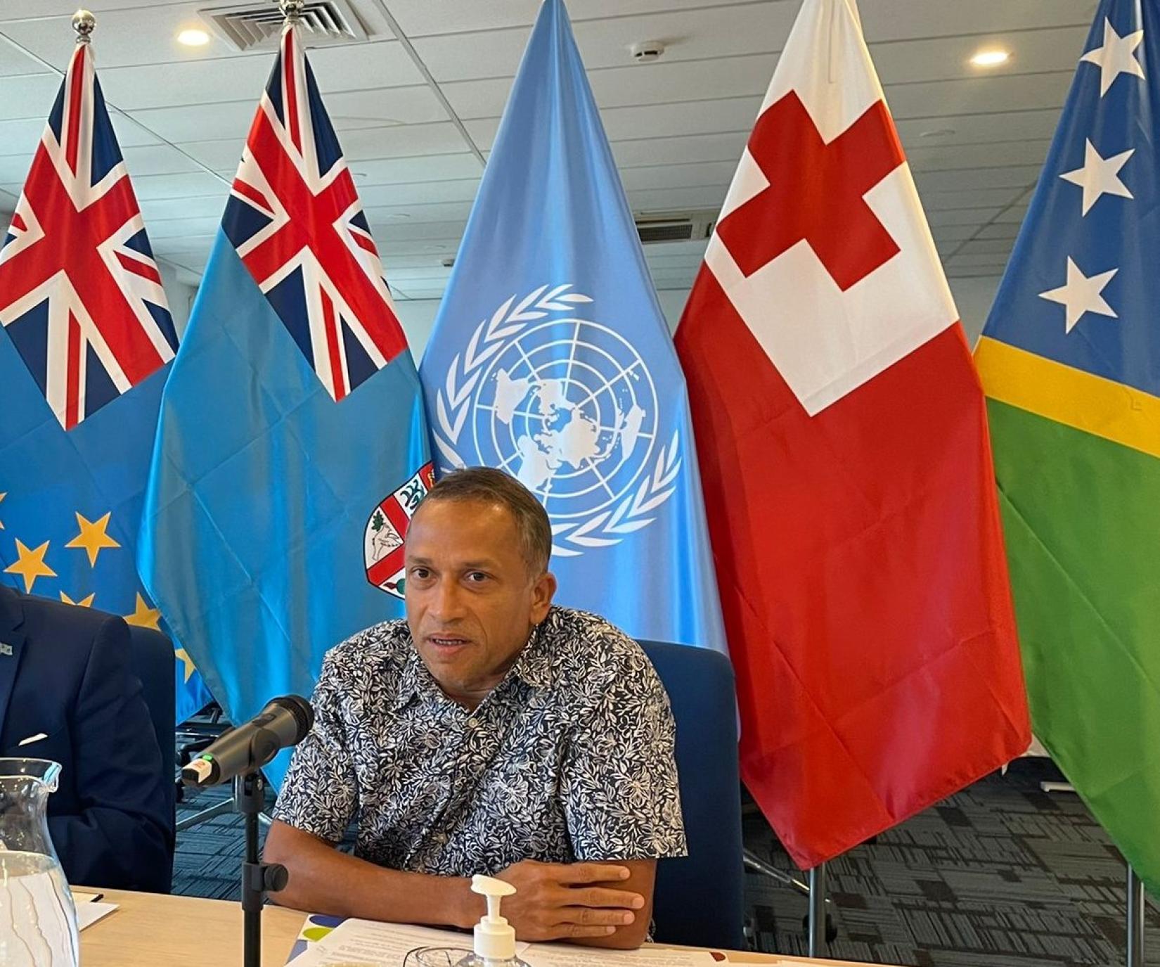 UN Resident Coordinator to Fiji, Solomon Islands, Tonga, Tuvalu and Vanuatu, Sanaka Samarasinha, has supported the design and oversight of joint programmes, including the ‘Coral Reefs Project’.